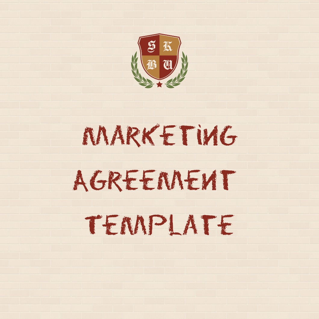 SKBU - Marketing Agreement Template